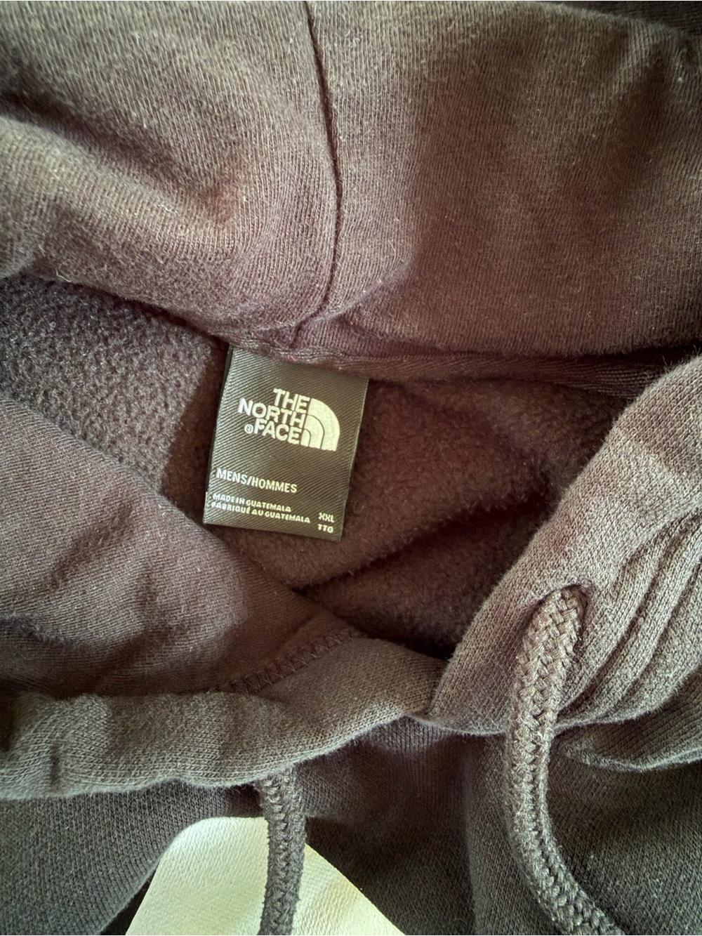 The North Face Black Hoodie with Logo. Men’s XXL - Picture 3 of 4
